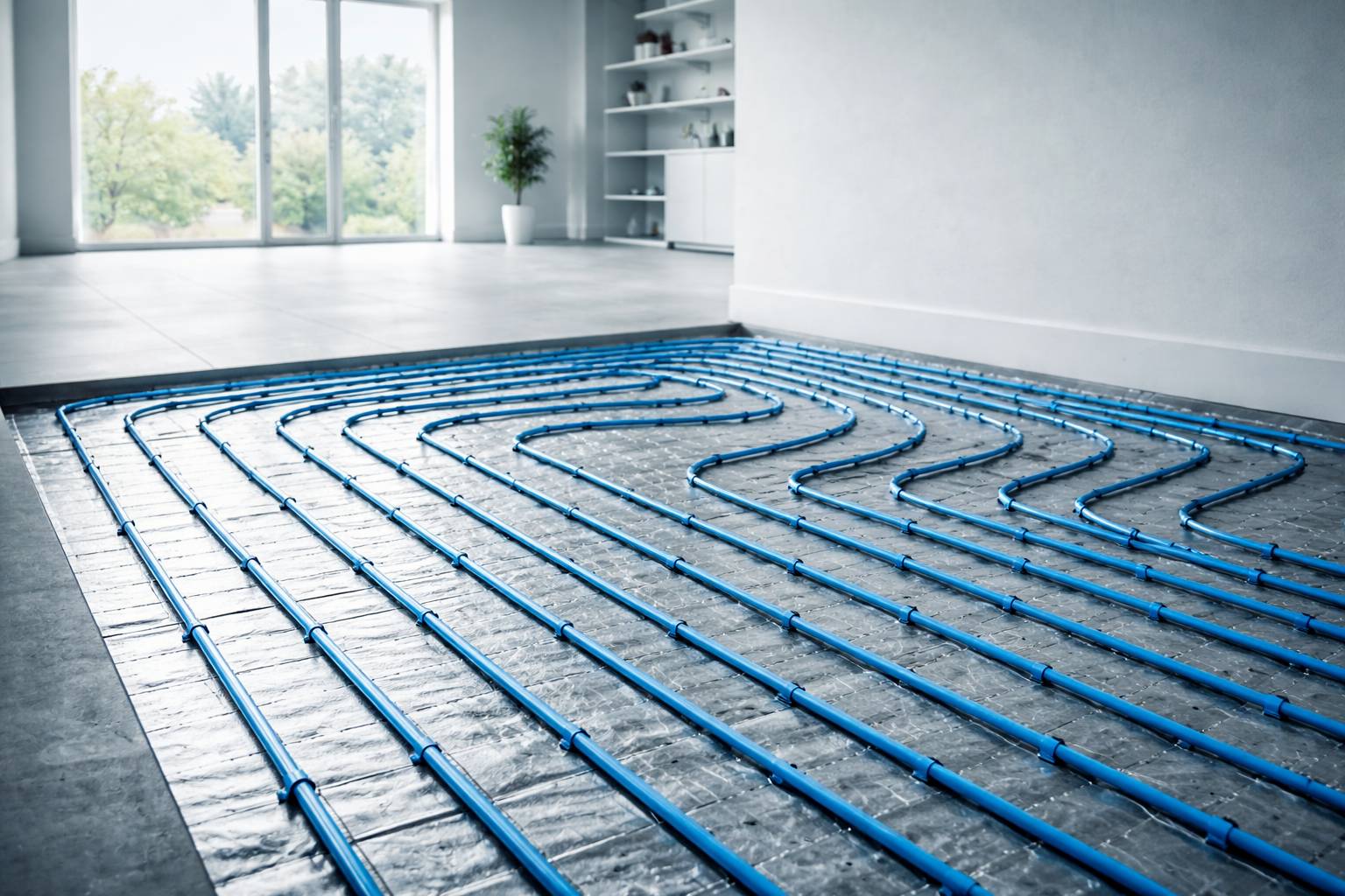 Sistema de calefacción por suelo radiante