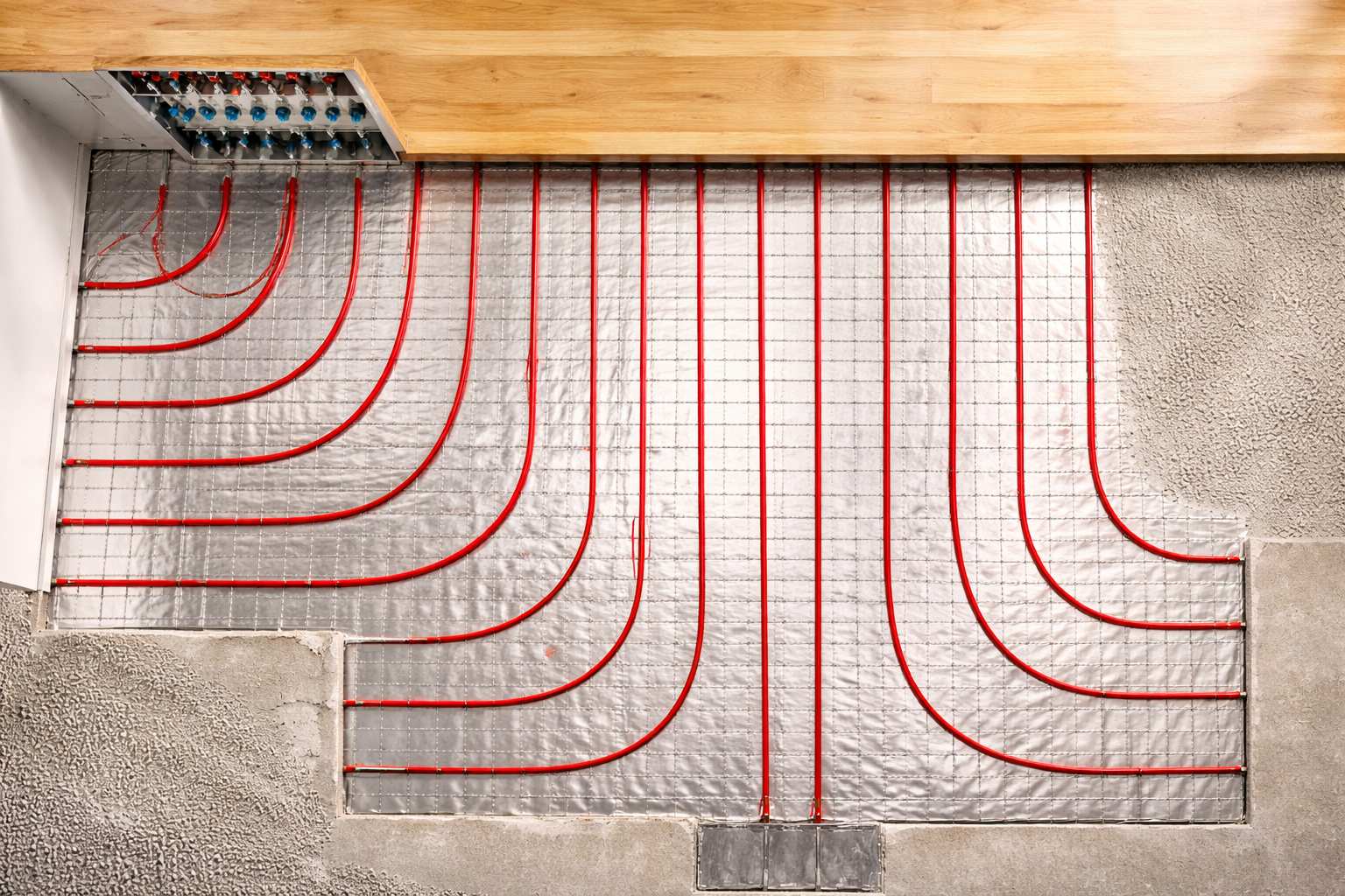 instalación de suelo radiante en vivienda