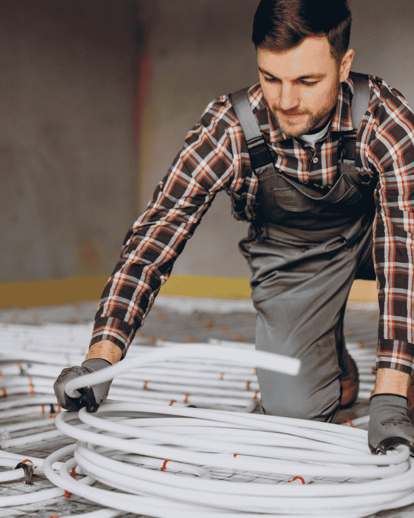 instalación de suelo radiante en vivienda